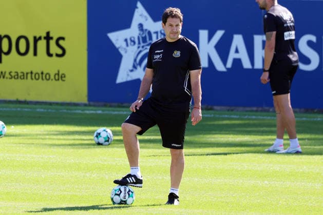 September 10, 2026, xrekx, Soccer 3rd Division, 1 FC Saarbrücken Training, Argirios Giannikis, Coach of 1 FC Saarbrücken, Saarbrücken
