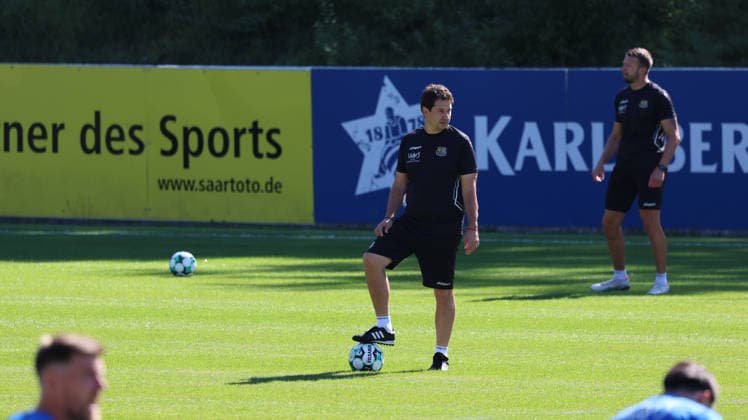 September 10, 2026, xrekx, Soccer 3rd Division, 1 FC Saarbrücken Training, Argirios Giannikis, Coach of 1 FC Saarbrücken, Saarbrücken