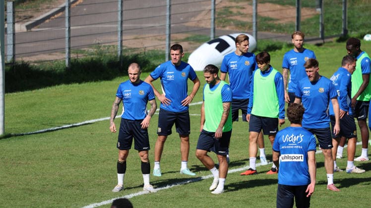 September 10, 2026, xrekx, Soccer 3rd Division, 1 FC Saarbrücken Training: L Philip Fahrner, 1 FC Saarbrücken Mladen Cvjetinovic, 1 FC Saarbrücken Dominic Baumann, 1 FC Saarbrücken, Saarbrücken