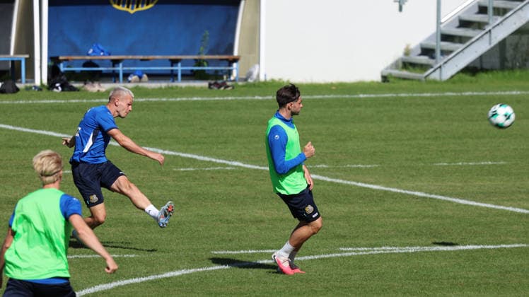 September 10, 2026, xrekx, Soccer 3rd Division, 1 FC Saarbrücken Training, from left: Florian Pick, 1 FC Saarbrücken, Saarbrücken