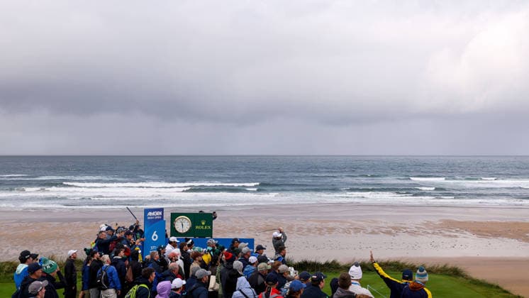 2026 Amgen Irish Open - First Round, Trump International Golf Links, Doonbeg 10 9 2026 Tyrrell Hatton tees off the sixth Tyrrell Hatton tees off the sixth 10 9 2026  Copyright: xx BB2_1136