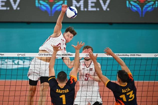 Volleyball, EuroVolley, Romania v Latvia