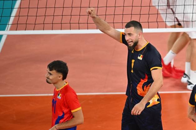 CEV EuroVolley 2026, Romania - Latvia, 09 September 2026 Bela Bartha plays during the CEV EuroVolley 2026 game between Romania and Latvia, in Cluj Napoca, Romania, 9 September 2026. Copyright: xAlexxNicodimx