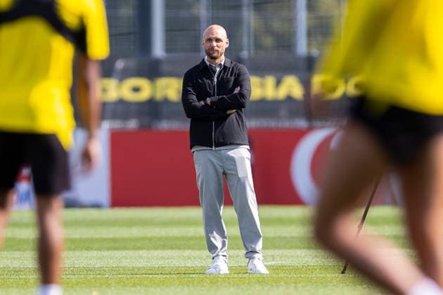 10.09.2026, Fussball, Training von Borussia Dortmund. Sportdirektor Ole Book (Borussia Dortmund). Dortmund Trainingsgelände des BVB NRW Deutschland xRHR-FOTO DEx *** September 10, 2026, Soccer, Borussia Dortmund training session; Sports Director Ole Book; Borussia Dortmund; BVB training facility; NRW, Germany; xRHR PHOTO DEx Copyright: DennisxEwert RHR-FOTOx RHR-FOTO DE