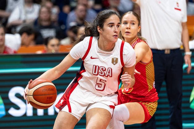 Sonia Citron (USA), No. 5 dribbling, GER, USA vs. Hungary, Basketball, 2026 FIBA Women s World Cup, Quarterfinals, September 10, 2026, GER, USA vs. Hungary, Basketball, 2026 FIBA Women s World Cup, Quarterfinals, September 10, 2026, Berlin Copyright: xEibner-Pressefoto MaxxVincenx EP_MVN