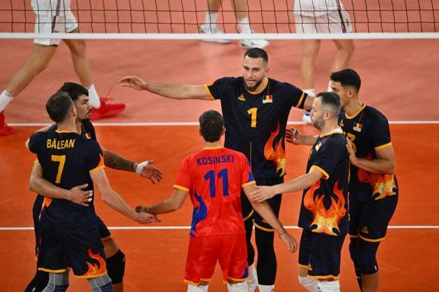 CEV EuroVolley 2026, Romania - Latvia, 09 September 2026 Bela Bartha plays during the CEV EuroVolley 2026 game between Romania and Latvia, in Cluj Napoca, Romania, 9 September 2026. Copyright: xAlexxNicodimx