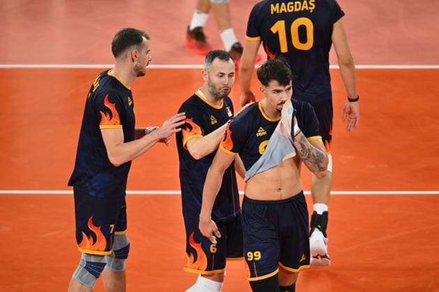 CEV EuroVolley 2026, Romania - Latvia, 09 September 2026 Cristian Chitigoi plays during the CEV EuroVolley 2026 game between Romania and Latvia, in Cluj Napoca, Romania, 9 September 2026. Copyright: xAlexxNicodimx