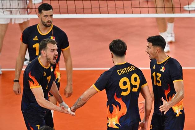 CEV EuroVolley 2026, Romania - Latvia, 09 September 2026 Rares Balean plays during the CEV EuroVolley 2026 game between Romania and Latvia, in Cluj Napoca, Romania, 9 September 2026. Copyright: xAlexxNicodimx