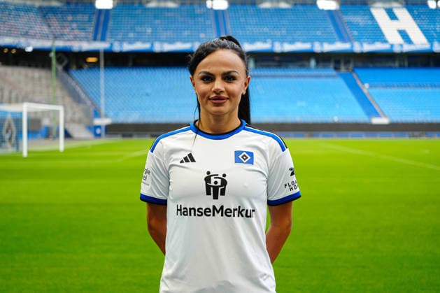 Nigar Mirzaliyeva (Hamburger SV, 04) GER, Hamburger SV, Fussball, Frauen, Porträttermin, 09.09.2026 GER, Hamburger SV, Fussball, Frauen, Porträttermin, 09.09.2026 Hamburg *** Nigar Mirzaliyeva, Hamburger SV, 04 GER, Hamburger SV, soccer, women, photo shoot, 09 09 2026 GER, Hamburger SV, soccer, women, photo shoot, 09 09 2026 Hamburg Copyright: xEibner-Pressefoto MarcelxvonxFehx EP_MFN