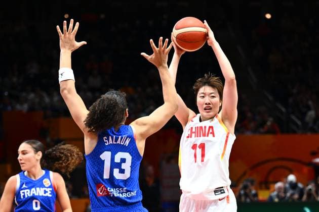 China v France - FIBA Women s Basketball World Cup 2026 Quarter-Final BERLIN, GERMANY - SEPTEMBER 10 : Luo Xinyu forward of China during the FIBA Women s Basketball World Cup quarter final match between China and France in Berlin on September 10, 2026 in Berlin, Germany, 10 09 2026 Berlin Germany  Copyright: xVincentxKalutx