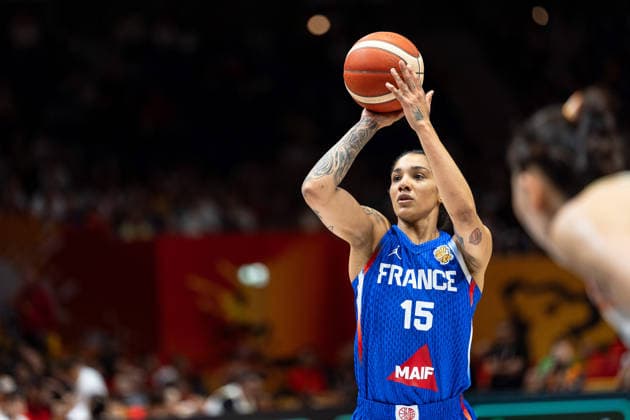 Gabby Williams of France, age 15, at the free-throw line, GER, China vs. France, Basketball, 2026 FIBA Women’s World Cup, Quarterfinals, September 10, 2026, GER, China vs. France, Basketball, 2026 FIBA Women’s World Cup, Quarterfinals, September 10, 2026, Berlin Copyright: xEibner-Pressefoto MaxxVincenx EP_MVN