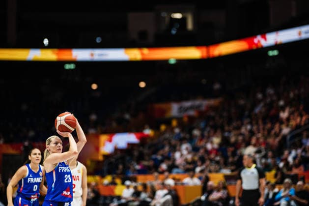 FIBA Women’s Basketball World Cup 2026: China vs. France, September 10, 2026; Marine Johannes (France), 23; Basketball; FIBA Women’s Basketball World Cup 2026, Final Phase, Quarterfinals: China vs. France on September 10, 2026, at the Uber Arena, Berlin Copyright: xBEAUTIFULxSPORTS Tonhäuserx