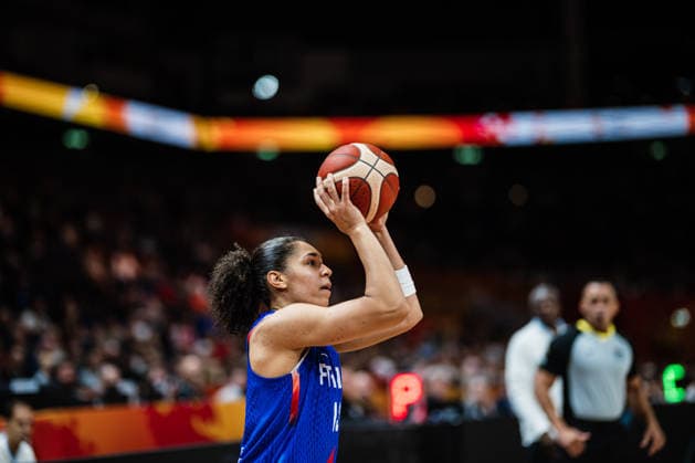 FIBA Women’s Basketball World Cup 2026: China vs. France, September 10, 2026; Janelle Salaun (France), 13 Basketball, FIBA Women’s Basketball World Cup 2026, Final Phase, Quarterfinals: China vs. France on September 10, 2026, at the Uber Arena, Berlin Copyright: xBEAUTIFULxSPORTS Tonhäuserx