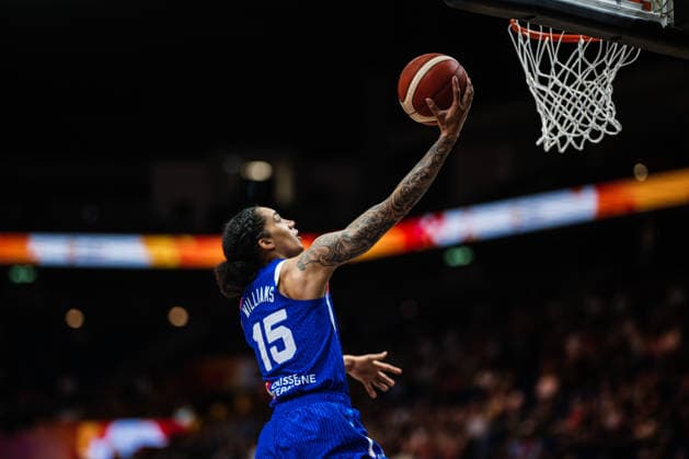 FIBA Women’s Basketball World Cup 2026: China vs. France, September 10, 2026; Gabby Williams (France), 15; Basketball; FIBA Women’s Basketball World Cup 2026; Final Phase, Quarterfinals: China vs. France on September 10, 2026, at the Uber Arena, Berlin Copyright: xBEAUTIFULxSPORTS Tonhäuserx