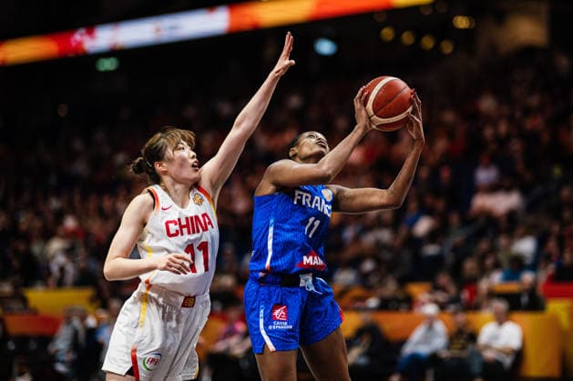 FIBA Women’s Basketball World Cup 2026: China vs. France, September 10, 2026; Valeriane Ayayi (France), 11; Luo Xinyu (China), 11; Basketball; FIBA Women’s Basketball World Cup 2026; Final Phase, Quarterfinals: China vs. France on September 10, 2026, at the Uber Arena, Berlin Copyright: xBEAUTIFULxSPORTS Tonhäuserx