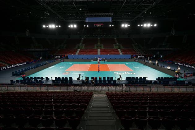 2026.09.10 Sofia siatkowka Mistrzostwa Europy w siatkowce mezczyzn Polska - Portugalia N z widok ilustracja zdjecie ilustracyjne zdjecia stockowe hala arena ogolny Foto Lukasz Laskowski PressFocus 2026.09.10 Sofia CEV Enel EuroVolley Men 2026 Poland vs Portugal generaÅ‚ view of Arena 8888 Sofia Credit: Lukasz Laskowski PressFocus NEWSPIX.PL --- newspix.pl 
