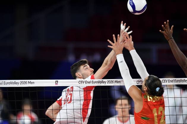 2026.09.10 Sofia siatkowka Mistrzostwa Europy w siatkowce mezczyzn Polska - Portugalia N z Kewin Sasak Foto Lukasz Laskowski PressFocus 2026.09.10 Sofia CEV Enel EuroVolley Men 2026 Poland vs Portugal Kewin Sasak Credit: Lukasz Laskowski PressFocus NEWSPIX.PL --- newspix.pl 