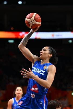 China v France - FIBA Women s Basketball World Cup 2026 Quarter-Final BERLIN, GERMANY - SEPTEMBER 10 : Williams Gabby forward of France during the FIBA Women s Basketball World Cup quarter final match between China and France in Berlin on September 10, 2026 in Berlin, Germany, 10 09 2026 Berlin Germany  Copyright: xVincentxKalutx