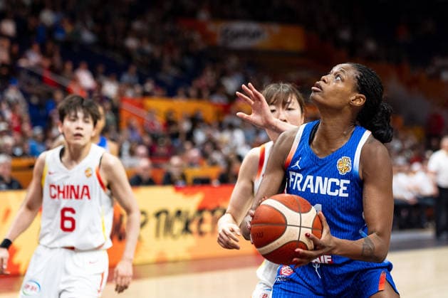 Valeriane Ayayi, France, No. 11 with the ball, GER, China vs. France, Basketball, 2026 FIBA Women’s World Cup, Quarterfinals, September 10, 2026, GER, China vs. France, Basketball, 2026 FIBA Women’s World Cup, Quarterfinals, September 10, 2026, Berlin Copyright: xEibner-Pressefoto MaxxVincenx EP_MVN