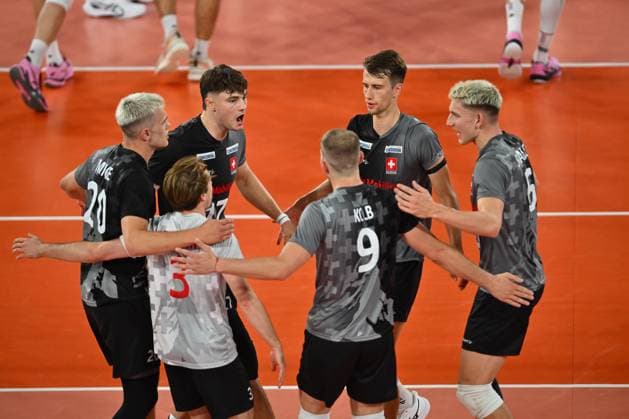 CEV EuroVolley 2026, France - Switzerland , 10 September 2026 Alexander Lengweiler plays during the CEV EuroVolley 2026 game between France and Switzerland, in Cluj Napoca, Romania, 10 September 2026. Copyright: xAlexxNicodimx