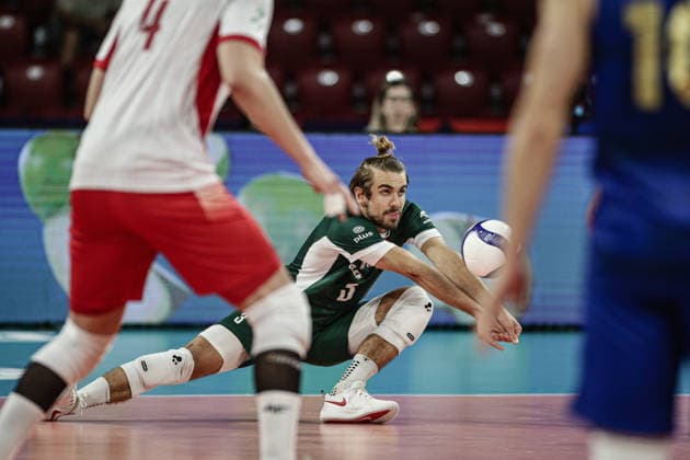 IPA88358985 - Poland s Jakub Popiwczak in action during the CEV Enel Eurovolley 2026 pool phase match between Poland and Portugal at Arena 8888 in Sofia, Bulgaria, on September 10, 2026  Copyright: xIvanxSxIvanov IPAxSportx xx IPA88358985