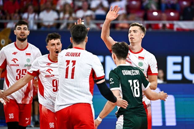 2026.09.10 Sofia siatkowka Mistrzostwa Europy w siatkowce mezczyzn Polska - Portugalia N z Jan Firlej Aleksander Sliwka Kamil Semeniuk radosc emocje Foto Lukasz Laskowski PressFocus 2026.09.10 Sofia CEV Enel EuroVolley Men 2026 Poland vs Portugal Jan Firlej Aleksander Sliwka Kamil Semeniuk radosc emocje Credit: Lukasz Laskowski PressFocus NEWSPIX.PL --- newspix.pl 