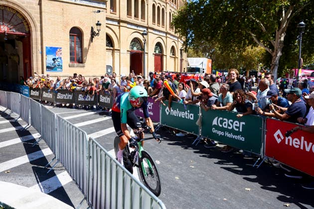 The 18th stage of La Vuelta starts this Thursday in El Puerto de Santa María and ends in Jerez de la Frontera. Riders in La Vuelta will begin the time trial stage from the bullring in El Puerto de Santa María. September 10, 2026, Cádiz, Andalusia, Spain The province of Cádiz will host this Thursday, September 10, the 18th stage of La Vuelta a Espana, whose 81st edition is being held from August 22 to September 13. SEPTEMBER 10, 2026 Cádiz, Andalusia, Spain Copyright: xNachoxFradex 7763433