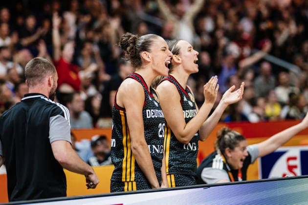 FIBA Women’s Basketball World Cup 2026: Belgium vs. Germany, September 10, 2026, Clara Bielefeld, Germany, 25 Basketball, FIBA Women’s Basketball World Cup 2026, Final Phase, Quarterfinals: Belgium vs. Germany on September 10, 2026, at the Uber Arena, Berlin Copyright: xBEAUTIFULxSPORTS Tonhäuserx