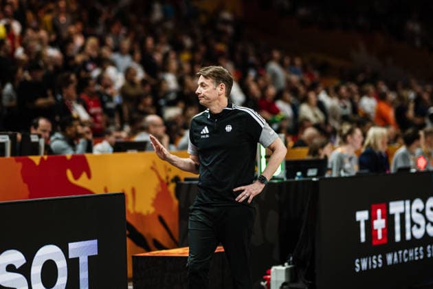 FIBA Women s Basketball World Cup 2026: Belgium vs. Germany, September 10, 2026; Olaf Lange, Head Coach of the German National Basketball Team; FIBA Women s Basketball World Cup 2026; Final Phase, Quarterfinals: Belgium vs. Germany on September 10, 2026, at the Uber Arena, Berlin Copyright: xBEAUTIFULxSPORTS Tonhäuserx