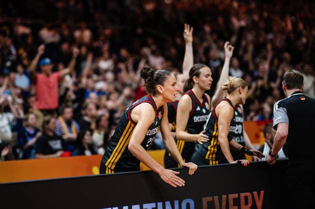 FIBA Women’s Basketball World Cup 2026: Belgium vs. Germany, September 10, 2026, Clara Bielefeld, Germany, 25 Basketball, FIBA Women’s Basketball World Cup 2026, Final Phase, Quarterfinals: Belgium vs. Germany on September 10, 2026, at the Uber Arena, Berlin Copyright: xBEAUTIFULxSPORTS Tonhäuserx