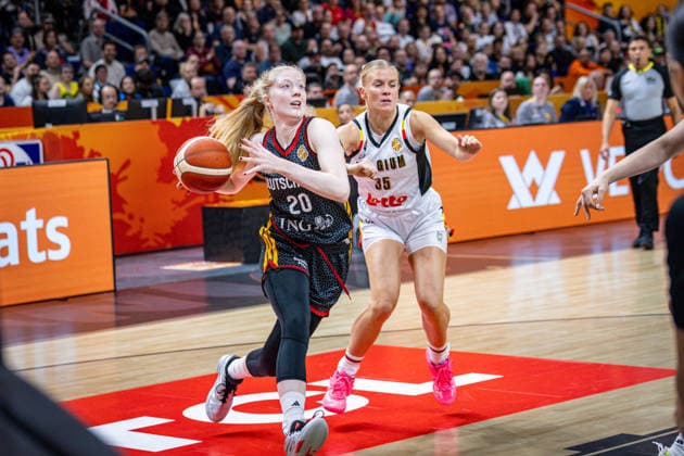 Basketball Berlin, September 10, 2026 FIBA Women’s Basketball World Cup Germany 2026 Quarterfinals: Belgium (BEL) vs. Germany (GER) Frida Bühner, Germany, No. 20
