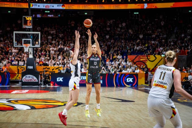 Basketball Berlin, September 10, 2026 FIBA Women’s Basketball World Cup Germany 2026 Quarterfinals: Belgium (BEL) vs. Germany (GER) Leonie Fiebich, Germany, No. 13