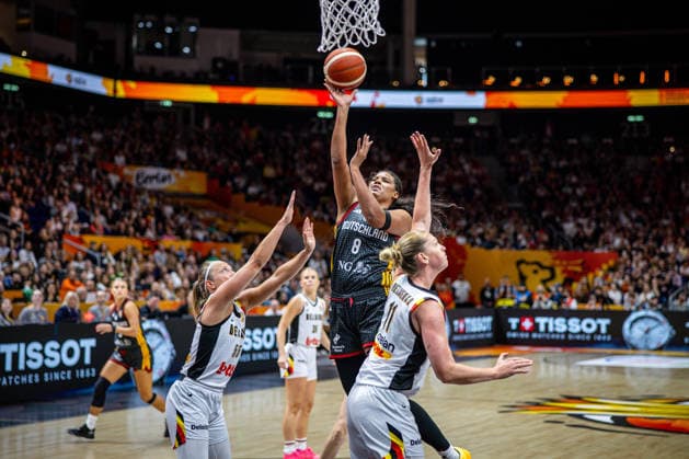 Basketball Berlin, September 10, 2026 FIBA Women’s Basketball World Cup Germany 2026 Quarterfinals: Belgium (BEL) vs. Germany (GER) Nyara Sabally, Germany, No. 08