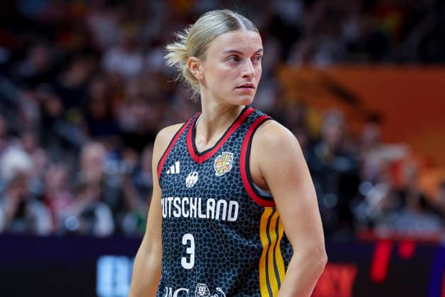 Alexandra Wilke of Germany looks dejected during the FIBA Women s Basketball World Cup Germany 2026 quarterfinal match between Belgium and Germany at the Berlin Arena on September 10, 2026, in Berlin, Germany. Photo by Marco Steinbrenner, DeFodi Images