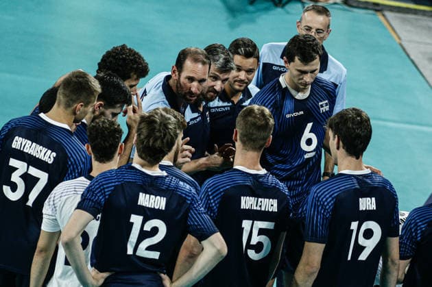 IPA88363041 - Israel s coach Itamar Stein giving instructions during the CEV Enel Eurovolley 2026 pool phase match between Israel and Ukraine at Arena 8888 in Sofia, Bulgaria, on September 10, 2026  Copyright: xIvanxSxIvanov IPAxSportx xx IPA88363041