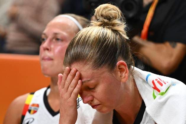 Belgium v Germany - FIBA Women s Basketball World Cup 2026 Quarter-Final BERLIN, GERMANY - SEPTEMBER 10 : Meesseman Emma power forward of Belgium during the FIBA Women s Basketball World Cup quarter final match between Belgium and Germany in Berlin on September 10, 2026 in Berlin, Germany, 10 09 2026 Berlin Germany  Copyright: xVincentxKalutx