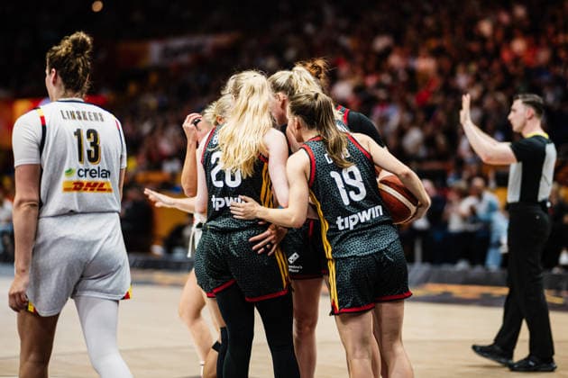 FIBA Women’s Basketball World Cup 2026: Belgium vs. Germany, September 10, 2026; German District Basketball League; FIBA Women’s Basketball World Cup 2026; Final Phase, Quarterfinals: Belgium vs. Germany on September 10, 2026, at the Uber Arena, Berlin Copyright: xBEAUTIFULxSPORTS Tonhäuserx