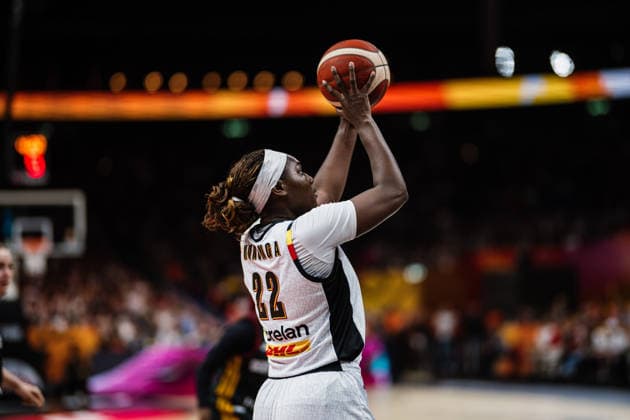 2026 FIBA Women’s Basketball World Cup: Belgium vs. Germany, September 10, 2026; Bethy Mununga (Belgium), 22; Basketball; 2026 FIBA Women’s Basketball World Cup; Final Phase, Quarterfinals: Belgium vs. Germany on September 10, 2026, at the Uber Arena, Berlin Copyright: xBEAUTIFULxSPORTS Tonhäuserx