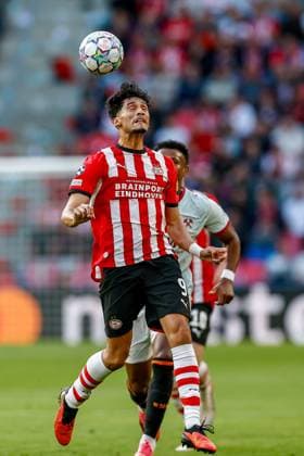EINDHOVEN , 10-09-2026 , Philips stadium, season 2026 2027 , UEFA Champions League football , match between PSV and Shakhtar Donetsk, picture shows PSV player Ricardo Pepi PSV - Shakhtar Donetsk  x206825011x Copyright: