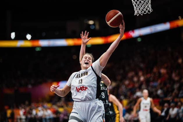 FIBA Women’s Basketball World Cup 2026: Belgium vs. Germany, September 10, 2026; Kyara Linskens (Belgium), 13 Basketball, FIBA Women’s Basketball World Cup 2026, Final Phase, Quarterfinals: Belgium vs. Germany on September 10, 2026, at the Uber Arena, Berlin Copyright: xBEAUTIFULxSPORTS Tonhäuserx