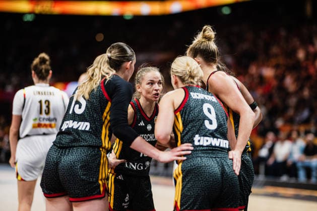 FIBA Women’s Basketball World Cup 2026: Belgium vs. Germany, September 10, 2026; Britta Daub, Germany; 19 Basketball; FIBA Women’s Basketball World Cup 2026; Final Phase, Quarterfinals: Belgium vs. Germany on September 10, 2026, at the Uber Arena, Berlin Copyright: xBEAUTIFULxSPORTS Tonhäuserx