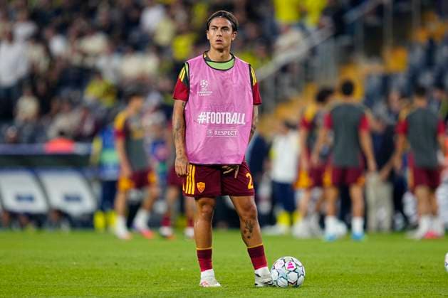 10.09 2026 - SOCCER - 2026 27 UEFA CHAMPIONS LEAGUE League Phase Fenerbahce SK v AS Roma Paulo Dybala of AS Roma pre match ISTANBUL Fenerbahce Sükrü Saracoglu Spor Kompleksi Istanbul TURKEY Copyright: xYagizxGurtugx xPsxImagesxYagizxGurtugx xPsxImagesx