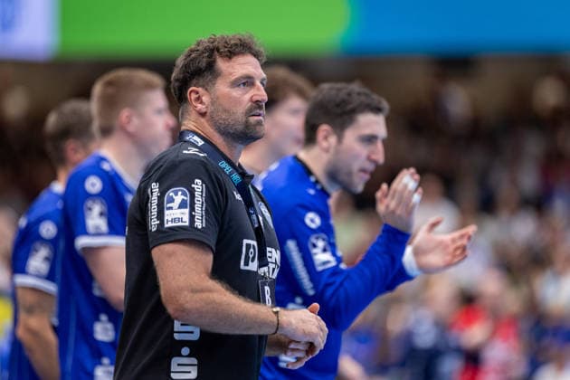 Florian Kehrmann, TBV Lemgo Lippe, Coach, GER; TBV Lemgo Lippe vs. SG Flensburg Handewitt, Handball, 1st Bundesliga, Matchday 4, 2026–2027 Season, September 10, 2026 GER, TBV Lemgo Lippe vs. SG Flensburg Handewitt, Handball, 1st Bundesliga, Matchday 4, 2026–2027 season, September 10, 2026 Lemgo Copyright: xEibner-Pressefoto JanxRollingerx EP_JSK