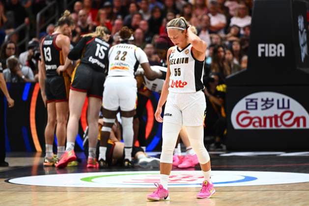 Belgium v Germany - FIBA Women s Basketball World Cup 2026 Quarter-Final BERLIN, GERMANY - SEPTEMBER 10 : Allemand Julie point guard of Belgium looks dejected during the FIBA Women s Basketball World Cup quarter final match between Belgium and Germany in Berlin on September 10, 2026 in Berlin, Germany, 10 09 2026 Berlin Germany  Copyright: xVincentxKalutx