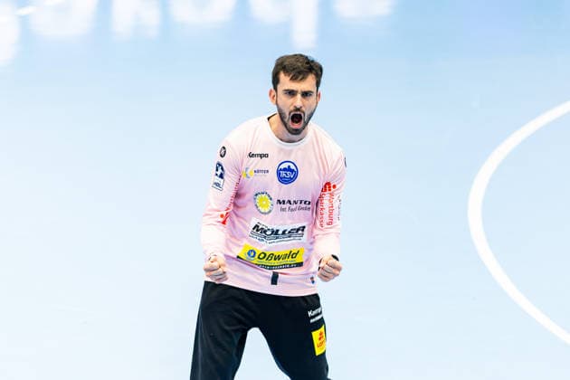 September 10, 2026, GER, Handball, Men, 2026–2027 Season, Opel 1st Division, Matchday 4, ThSV Eisenach vs. BBM Bietigheim, Matija Spikic (ThSV Eisenach), 1 99817 Eisenach, Werner Assmann, Halle am Sportpark, Thuringia, Germany