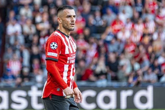 EINDHOVEN - Filip Kostic of PSV Eindhoven during the UEFA Champions League match between PSV Eindhoven and Shakhtar Donetsk at the Philips Stadium on September 10, 2026 in Eindhoven, the Netherlands. KEVIN SENDERS ANP UEFA Champions League 2026 27 xVIxANPxSportx xMarcelxterxBalsxIVx 567917399 originalFilename: 567917399.jpg