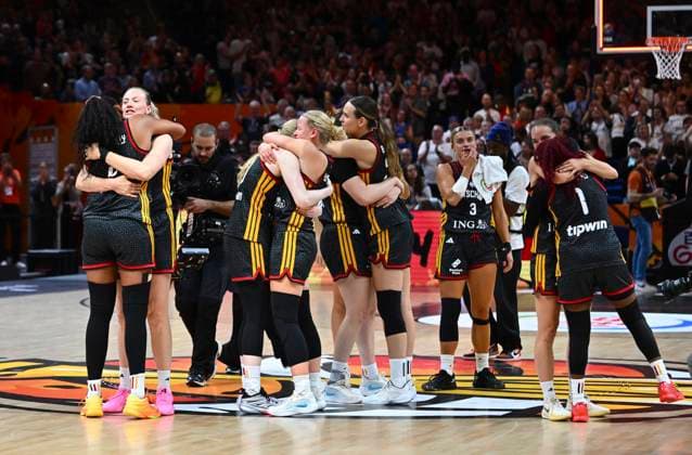 Belgium v Germany - FIBA Women s Basketball World Cup 2026 Quarter-Final BERLIN, GERMANY - SEPTEMBER 10 : players of Germany celebrates the victory after the FIBA Women s Basketball World Cup quarter final match between Belgium and Germany in Berlin on September 10, 2026 in Berlin, Germany, 10 09 2026 Berlin Germany  Copyright: xVincentxKalutx