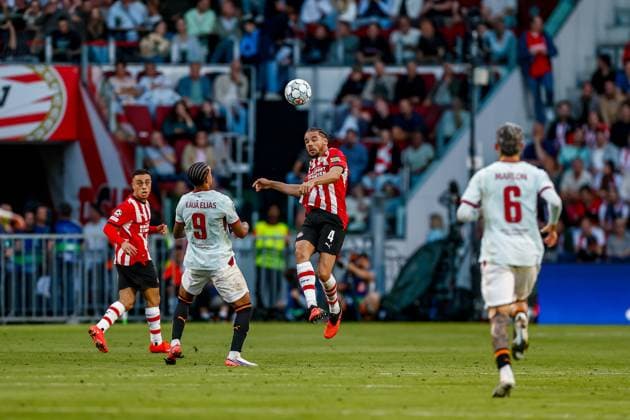 EINDHOVEN , 10-09-2026 , Philips stadium, season 2026 2027 , UEFA Champions League football , match between PSV and Shakhtar Donetsk, picture shows PSV player Armando Obispo PSV - Shakhtar Donetsk  x206826065x Copyright: