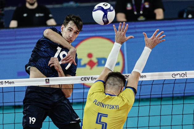 IPA88364471 - Israel s Mark Rura in action during the CEV Enel Eurovolley 2026 pool phase match between Israel and Ukraine at Arena 8888 in Sofia, Bulgaria, on September 10, 2026  Copyright: xIvanxSxIvanov IPAxSportx xx IPA88364471