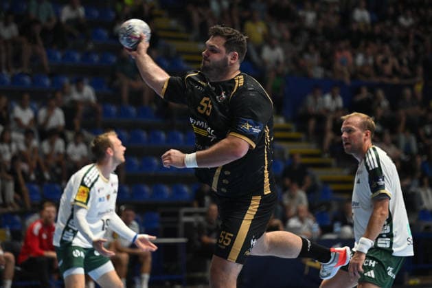 PARTIZAN vs FUCHSE BERLIN TOBIAS WAGNER Tobias Vagner handball Partizan vs Fuschse Berlin EHF Champions league at Aleksandar Nikolic Pionir arena, Belgrade 10.09.2026 Foto: HANDBALL, PARTIZAN, FUCHSE BERLIN, EHF CHAMPIONS LEAGUE Belgrade Aleksandar Nikolic Pionir arena Serbia Copyright: xMarkoxMetlas xMNxPressx
